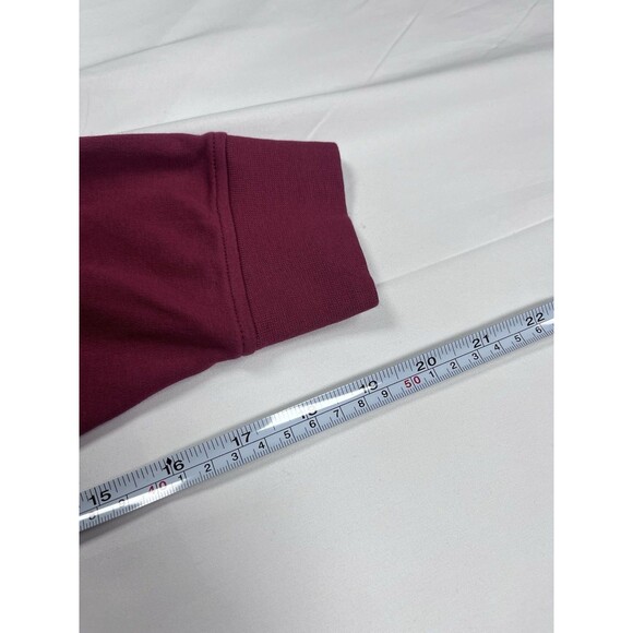 Scott Barber Men's L Large Mock Turtleneck Burgundy 100% Pima Cotton Knit - Picture 9 of 9